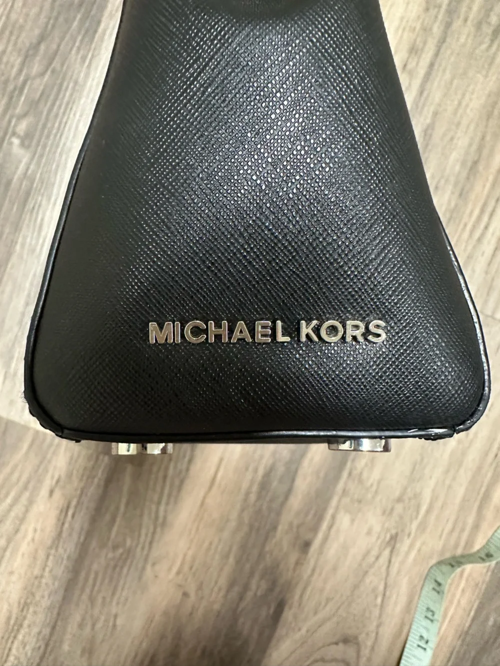 Michael Kors Ava Black Studded Satchel